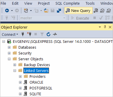 BigQuery to SQL Server: Select New Query Option