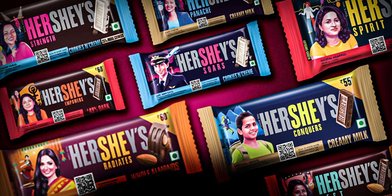 Hershey QR code campaign