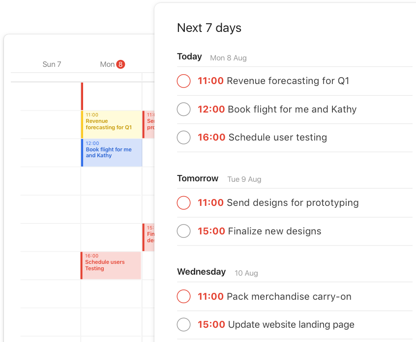 Design & Functionality for Todoist