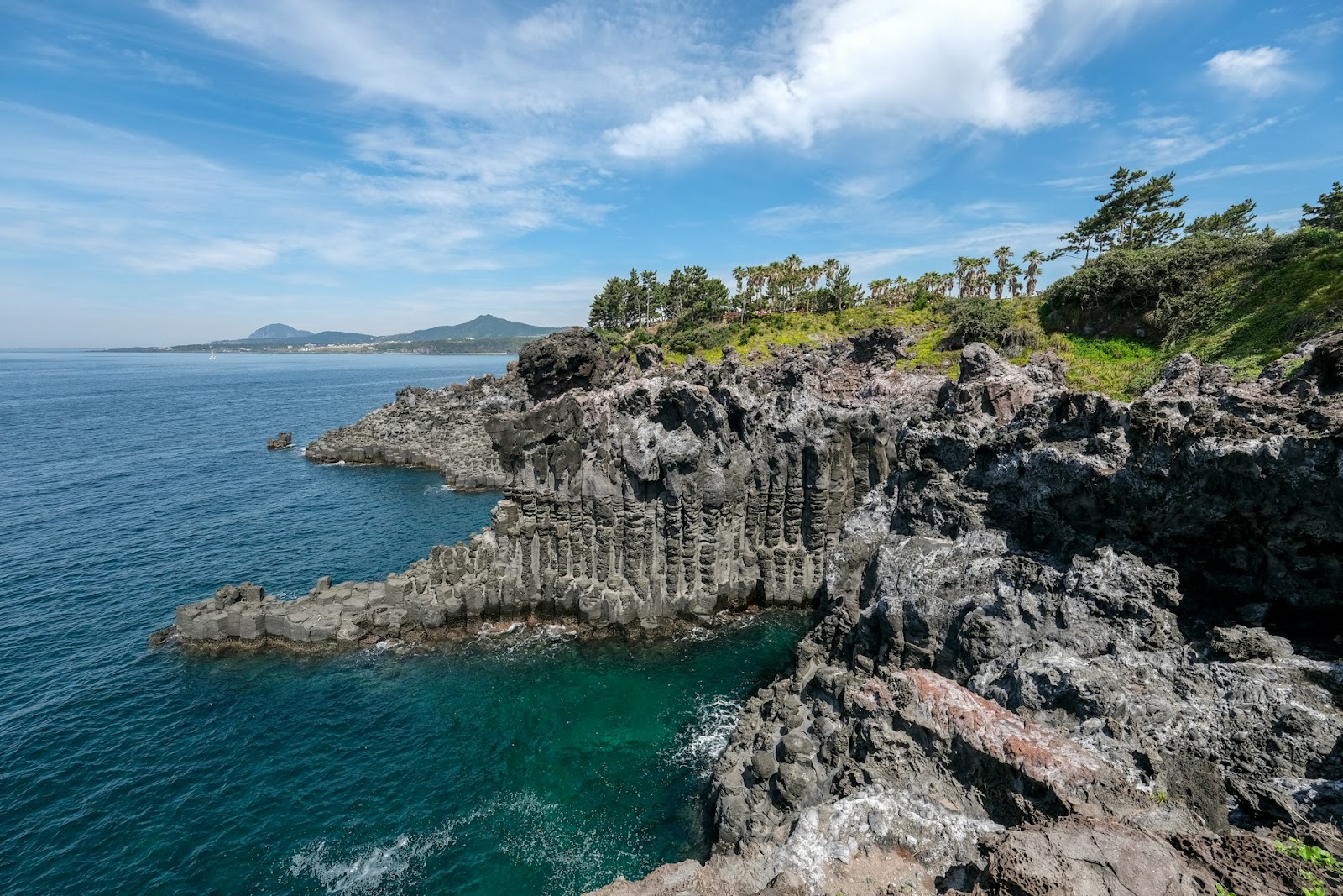 Plage de Jeju Jungnum en Corée du Sud