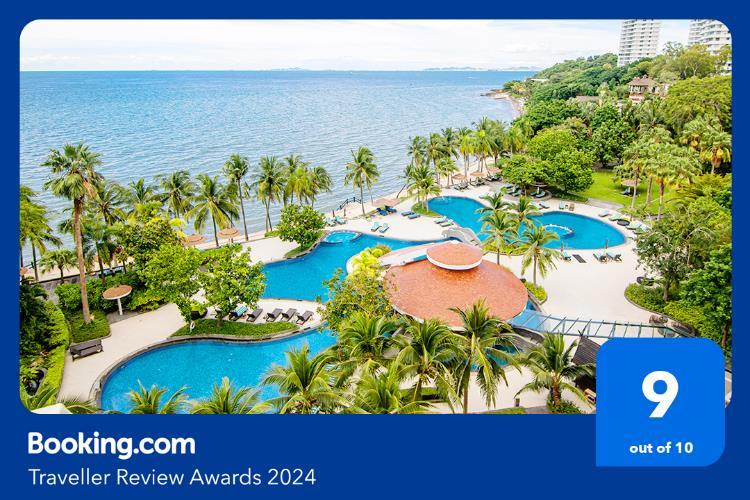 luxury hotel in pattaya won Booking.com Review Awards 2024