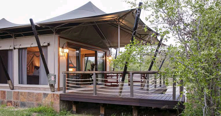 a comfy bed and relaxing atmosphere at chobe national park