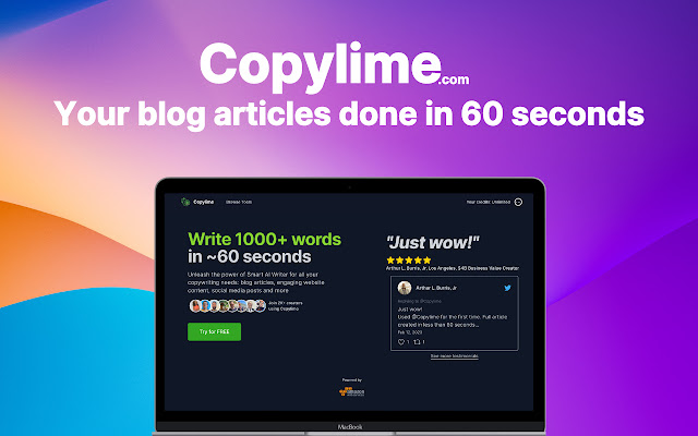 Copylime :10 Best AI Newsletter Generator