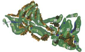 Golf course layout strategy