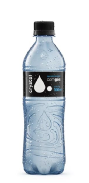 Água Mineral 500ml com Gás Crystal