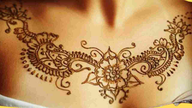 bridal full body mehndi design