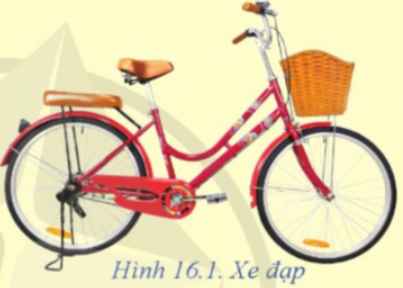 A red bicycle with a basket</p>
<p>Description automatically generated