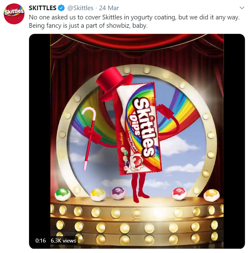 skittles meme marketing content