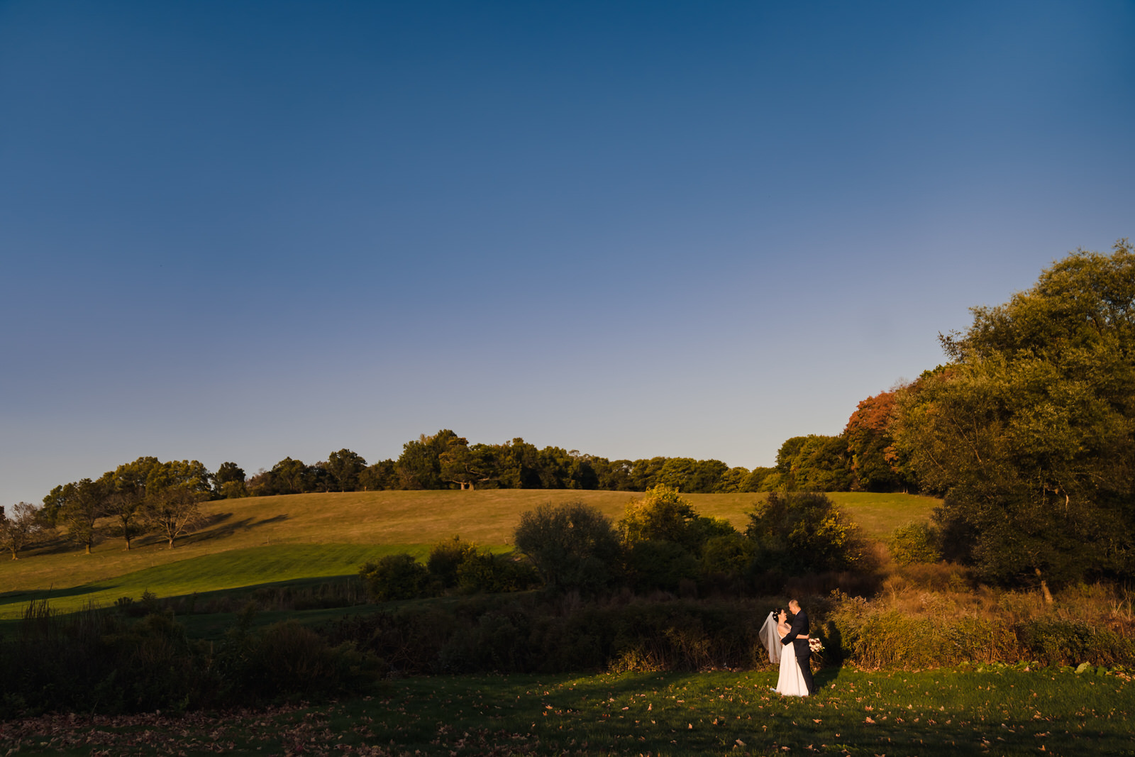 The Barn at Gibbet Hill Photo of the bride and groom by Boston Wedding Photographer Nicole Chan Photography