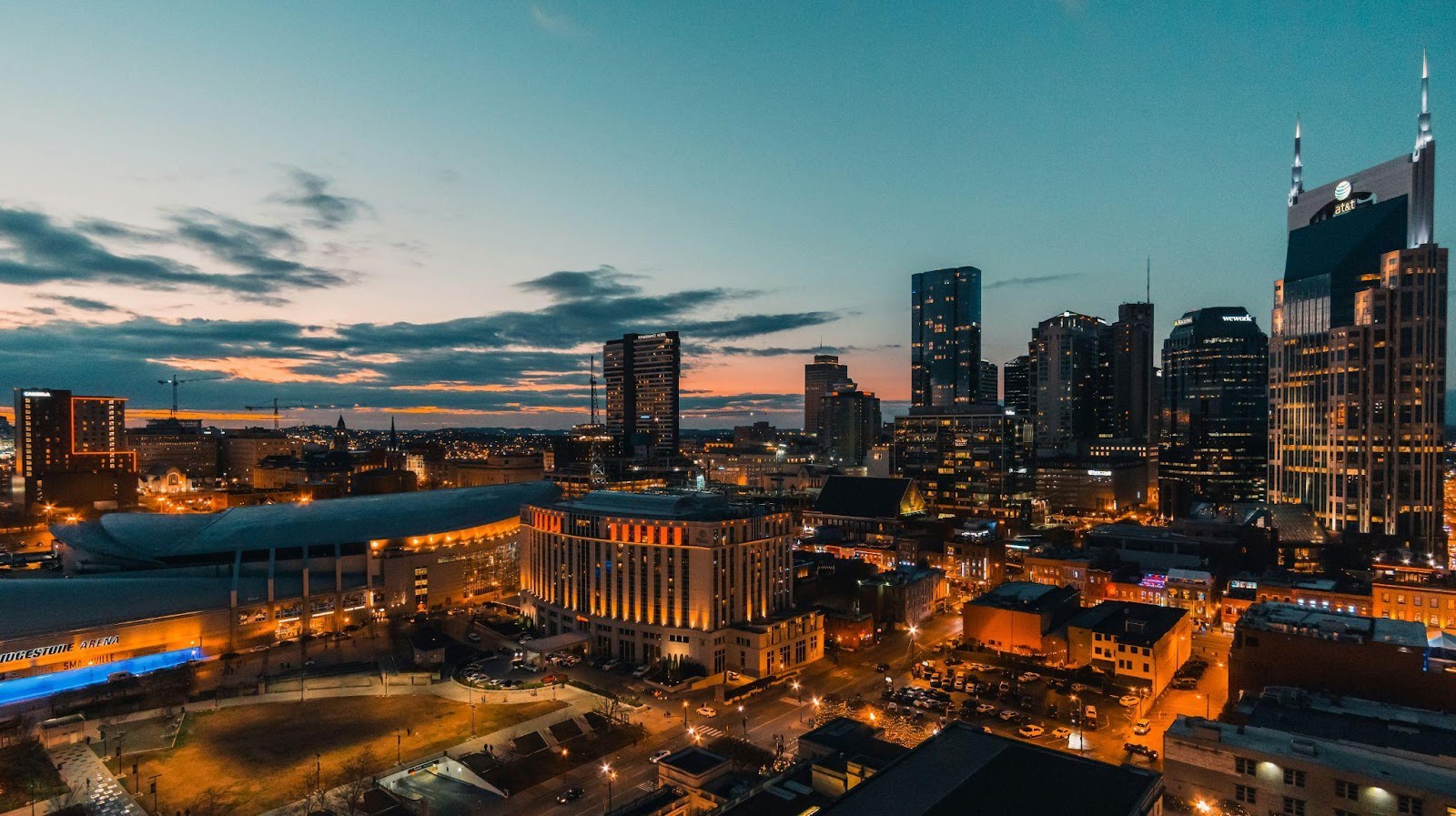 Nashville at night