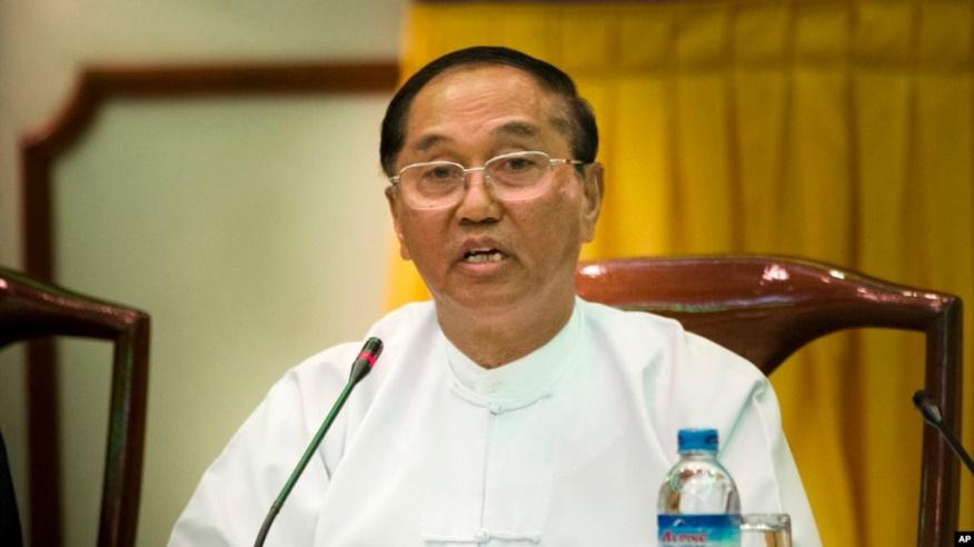 Ông Myint Swe, Chủ tịch Hội đồng Hành chính Nhà nước Myanmar.