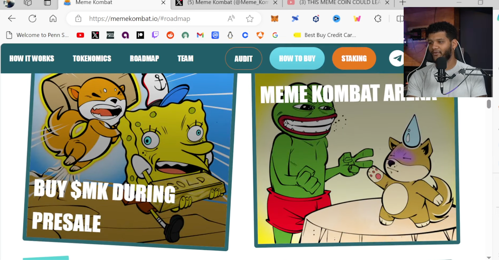 meme kombat presale