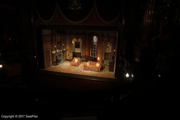 View from seat Dress Circle E17 at St Martin's Theatre in London for The Mousetrap