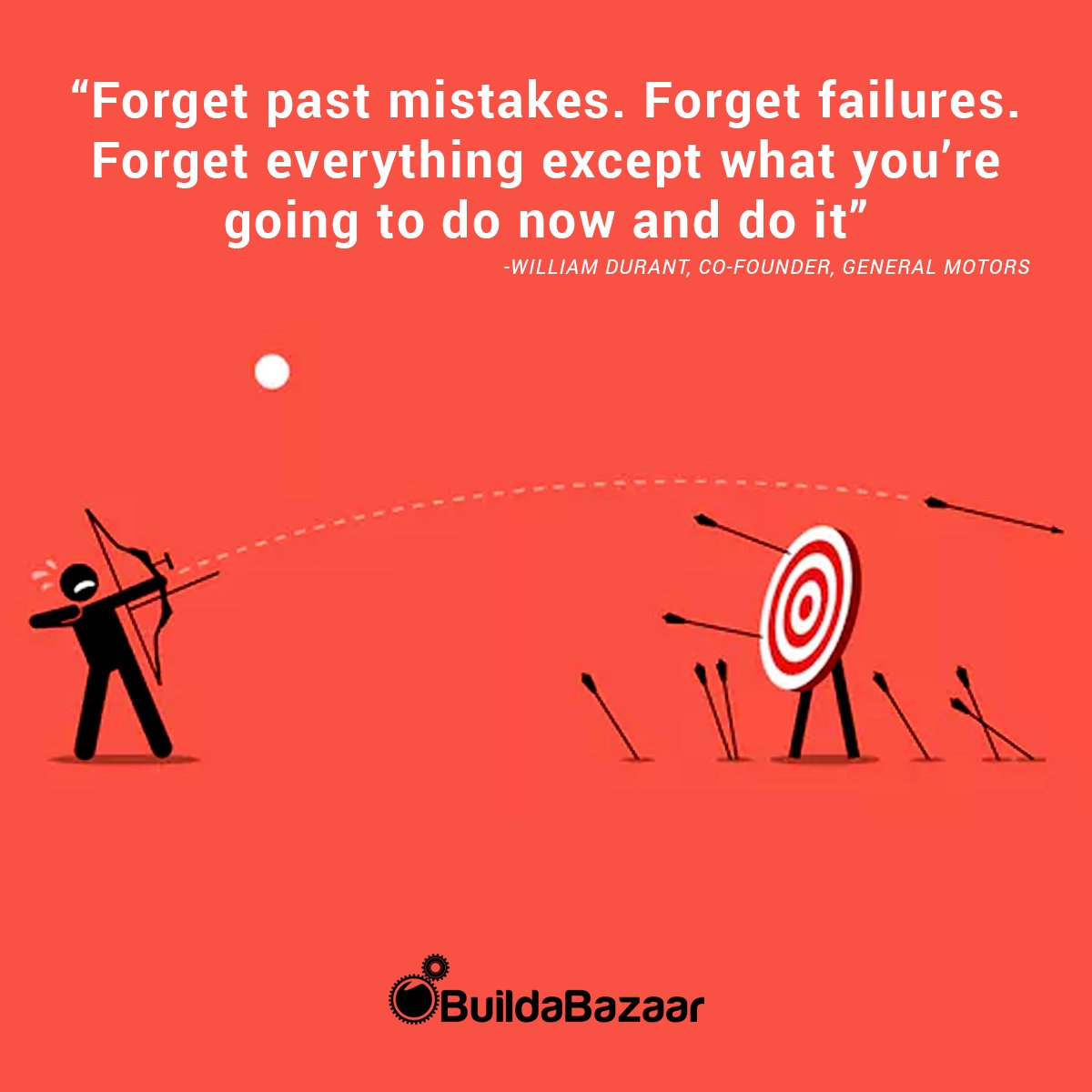 “Forget past mistakes. Forget failures. Forget everything except what you’re going to do now and do it.”
William Durant, co-founder of General Motors