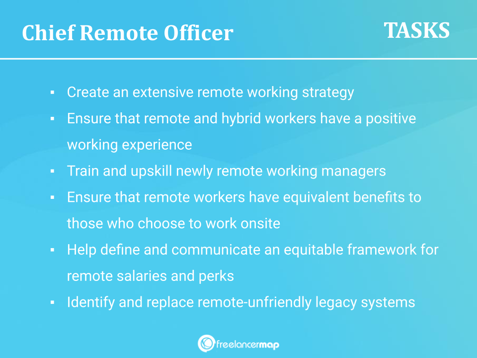 Responsibilities Of A Chief Remote Officer
