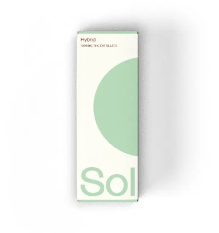 SOL – THC Distillate Vape Cartridge – Sativa