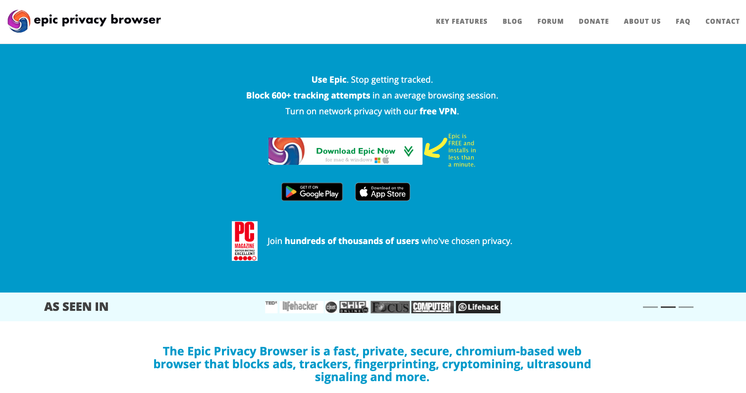 Epic Privacy Browser (w/ VPN) on the App Store