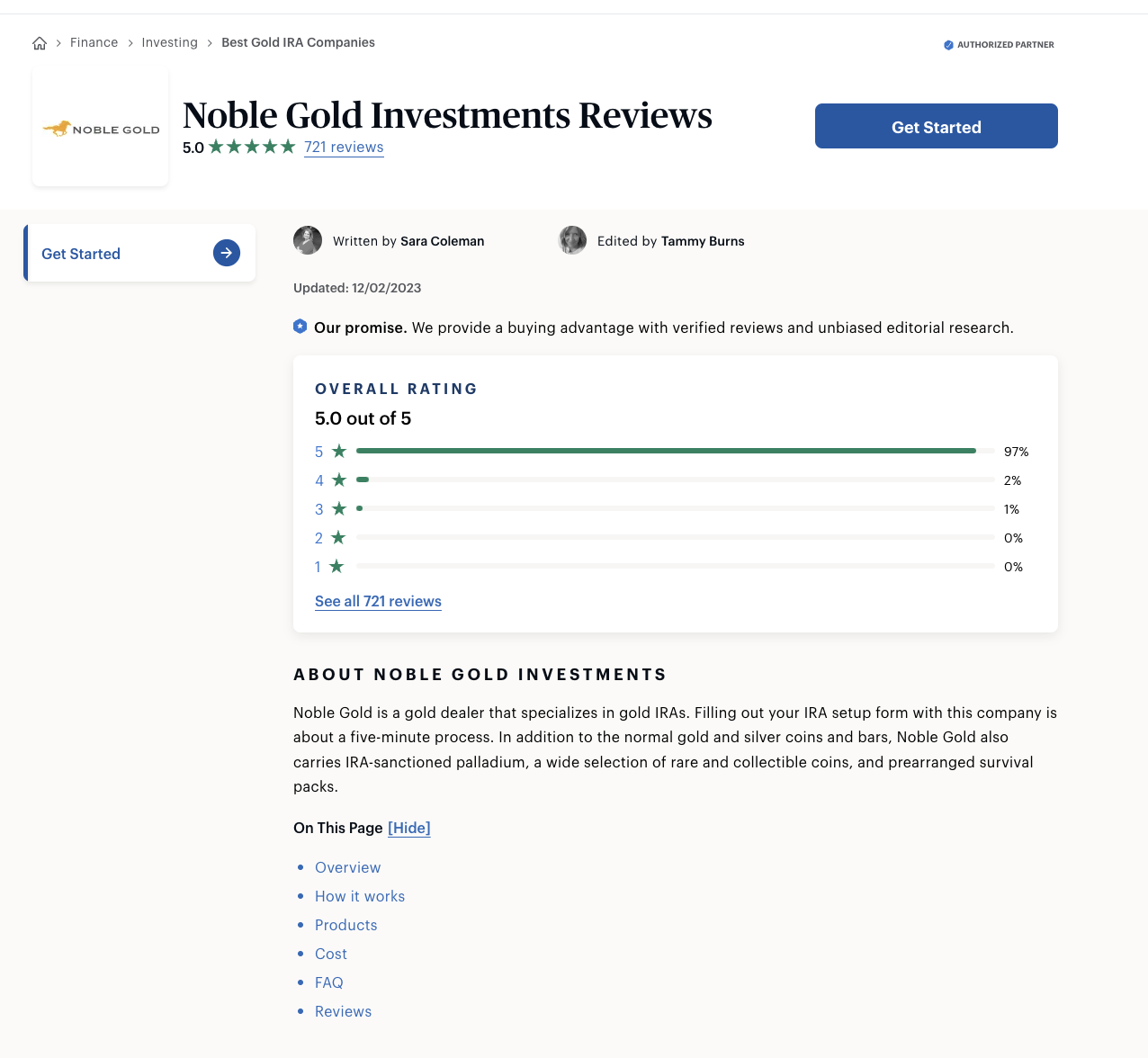 Noble Gold Investments lawsuit and reviews