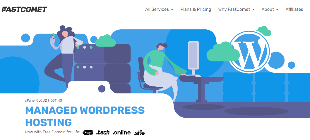 Fastcomet wordpress hosting