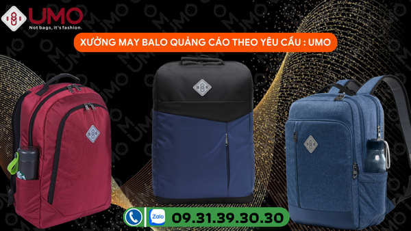 UMO - Xưởng may balo theo yêu cầu uy tín