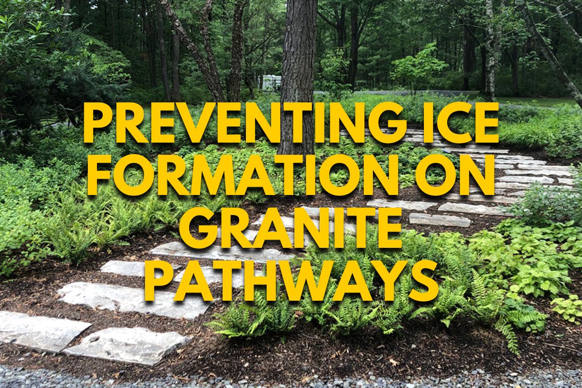 Preventing Ice Formation on Granite Pathways