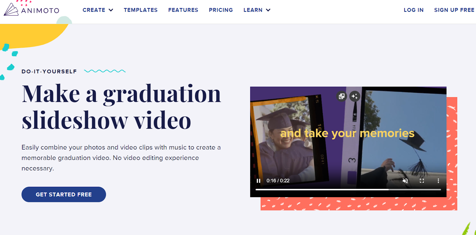 Animoto Graduation Slideshow Video