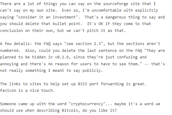 Creatorul Bitcoin Satoshi Nakamoto 2009 e-mail către Martti Malmi pe Bitcoin