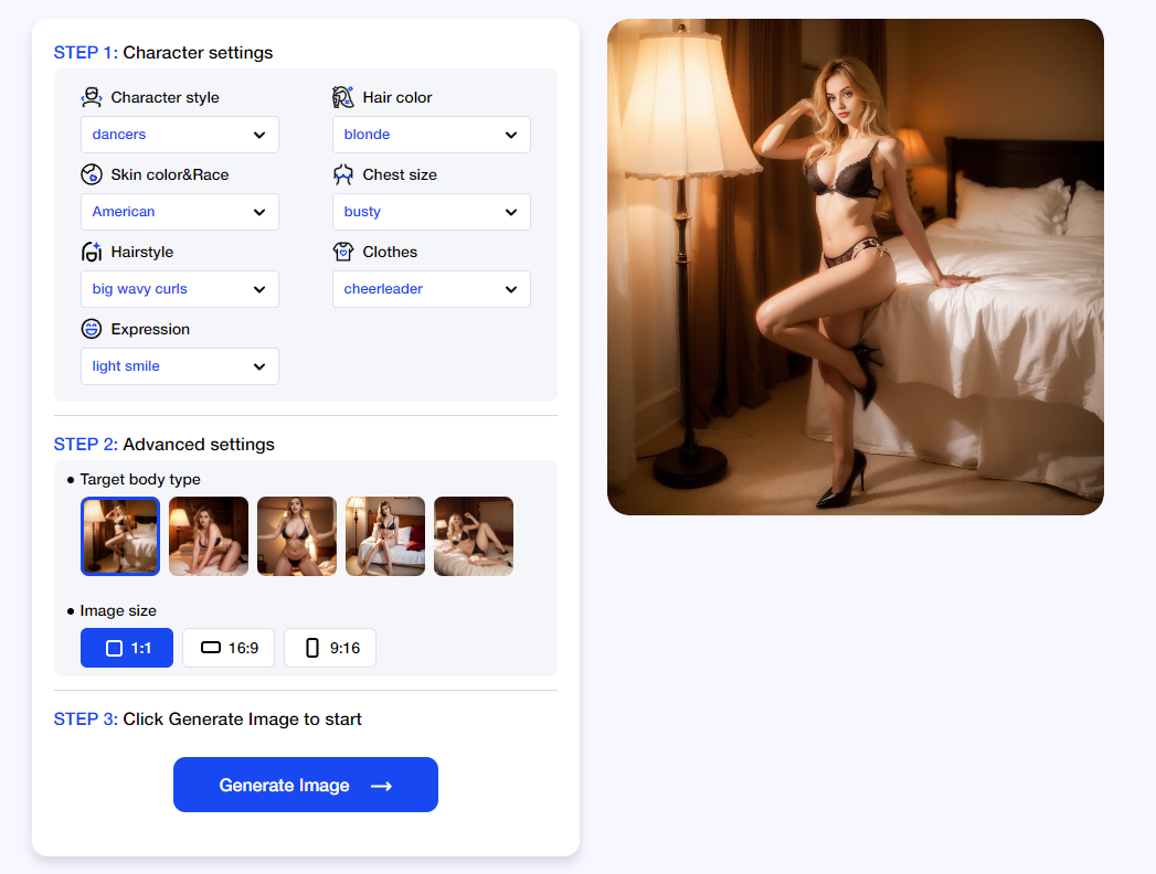 MioCreate AI Porn Generator - Best Free AI Hot Girl Image Generator