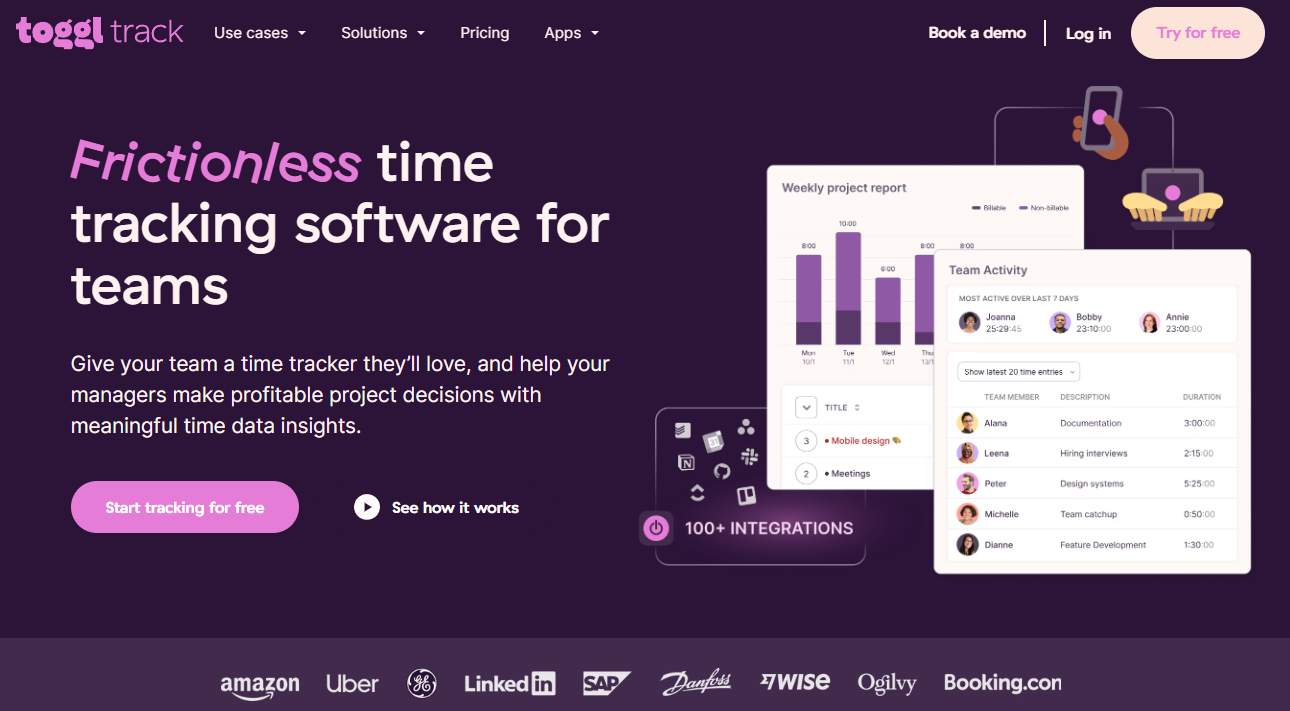 Toggl: Frictionless time tracking software for teams