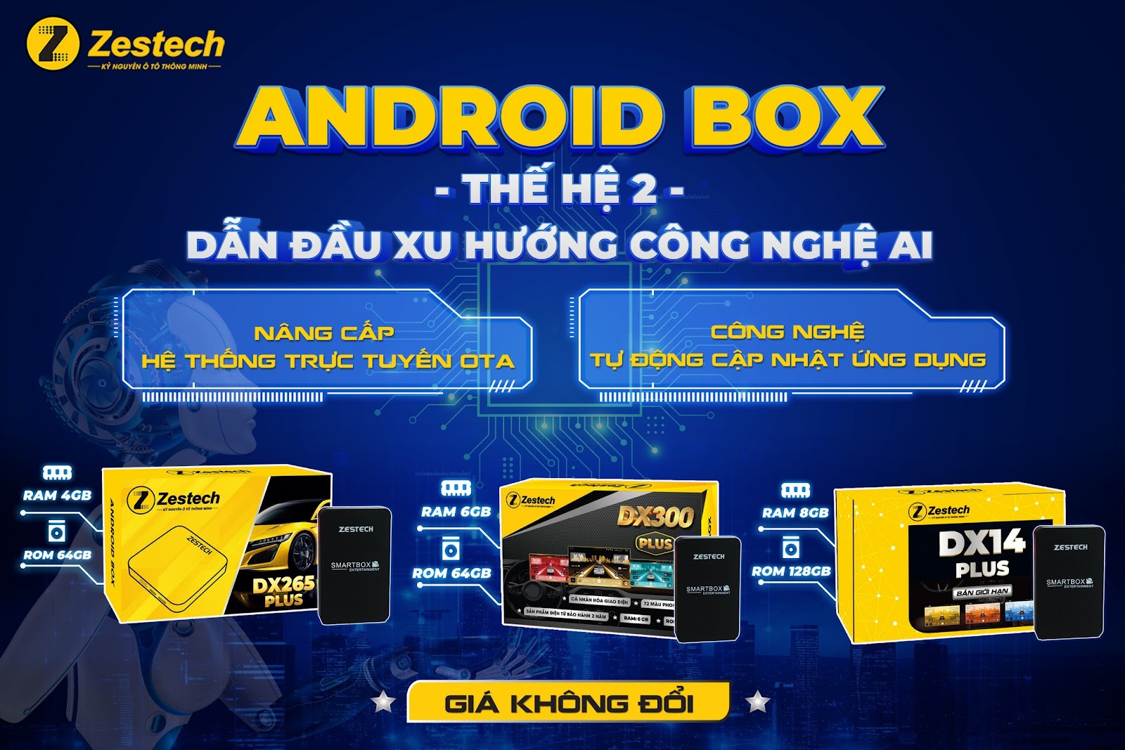 Android Box Zestech Thế hệ 2 - Dẫn đầu xu hướng công nghệ AI