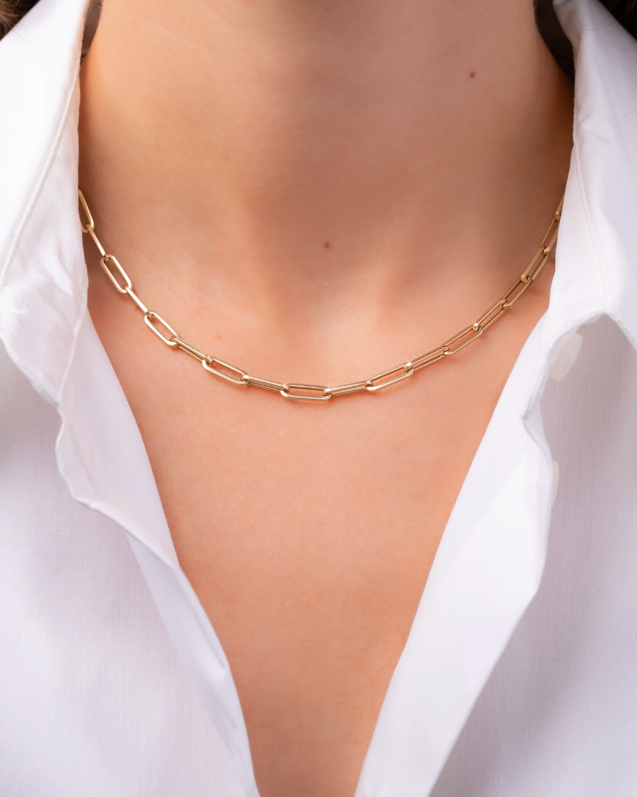 paperclip chain necklace