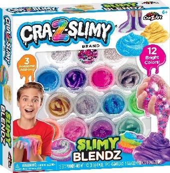 A box of slime with a child playing with it

Description automatically generated