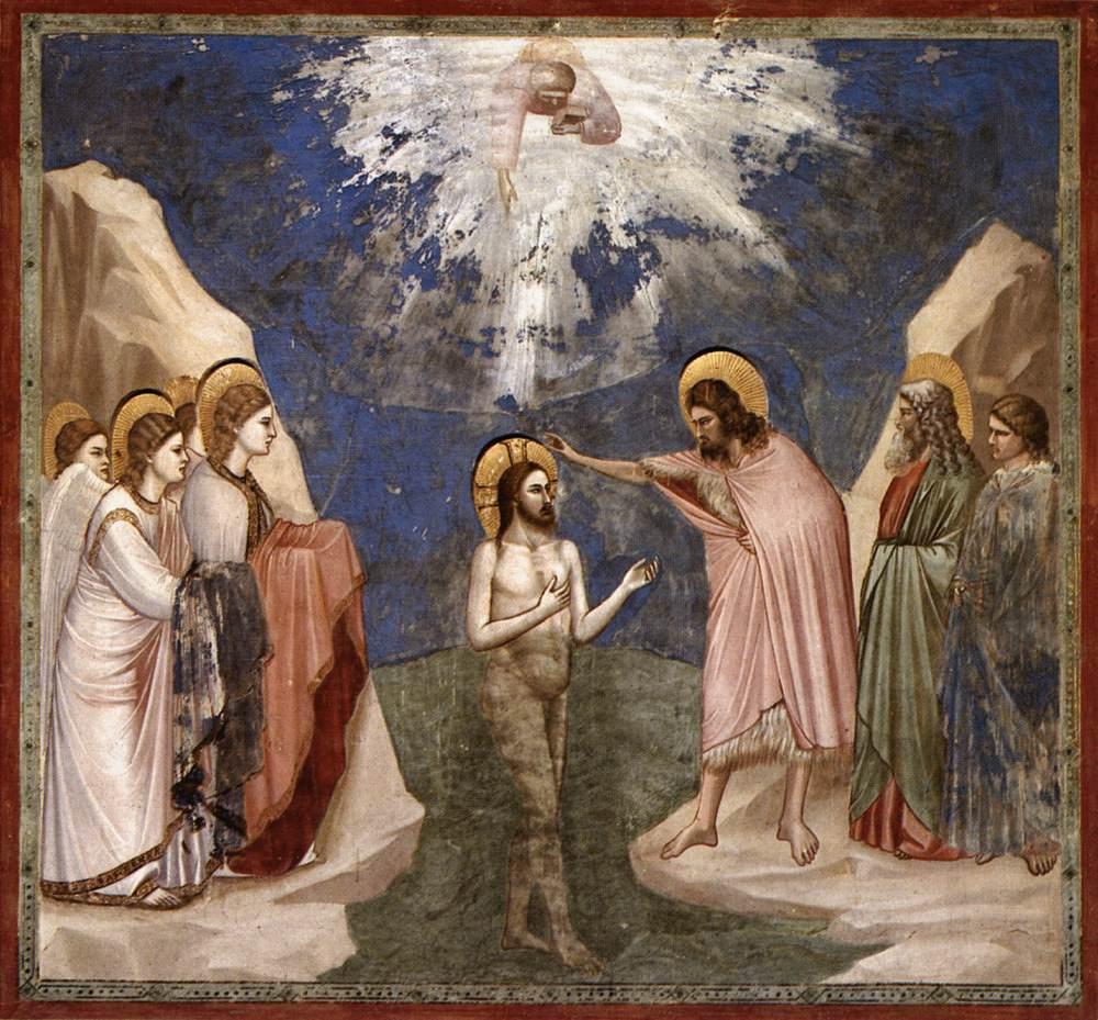 Giotto di Bondone - No. 23 Scenes from the Life of Christ - 7. Baptism of Christ - WGA09201.jpg