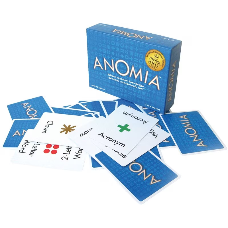 A picture of the board game Anomia.