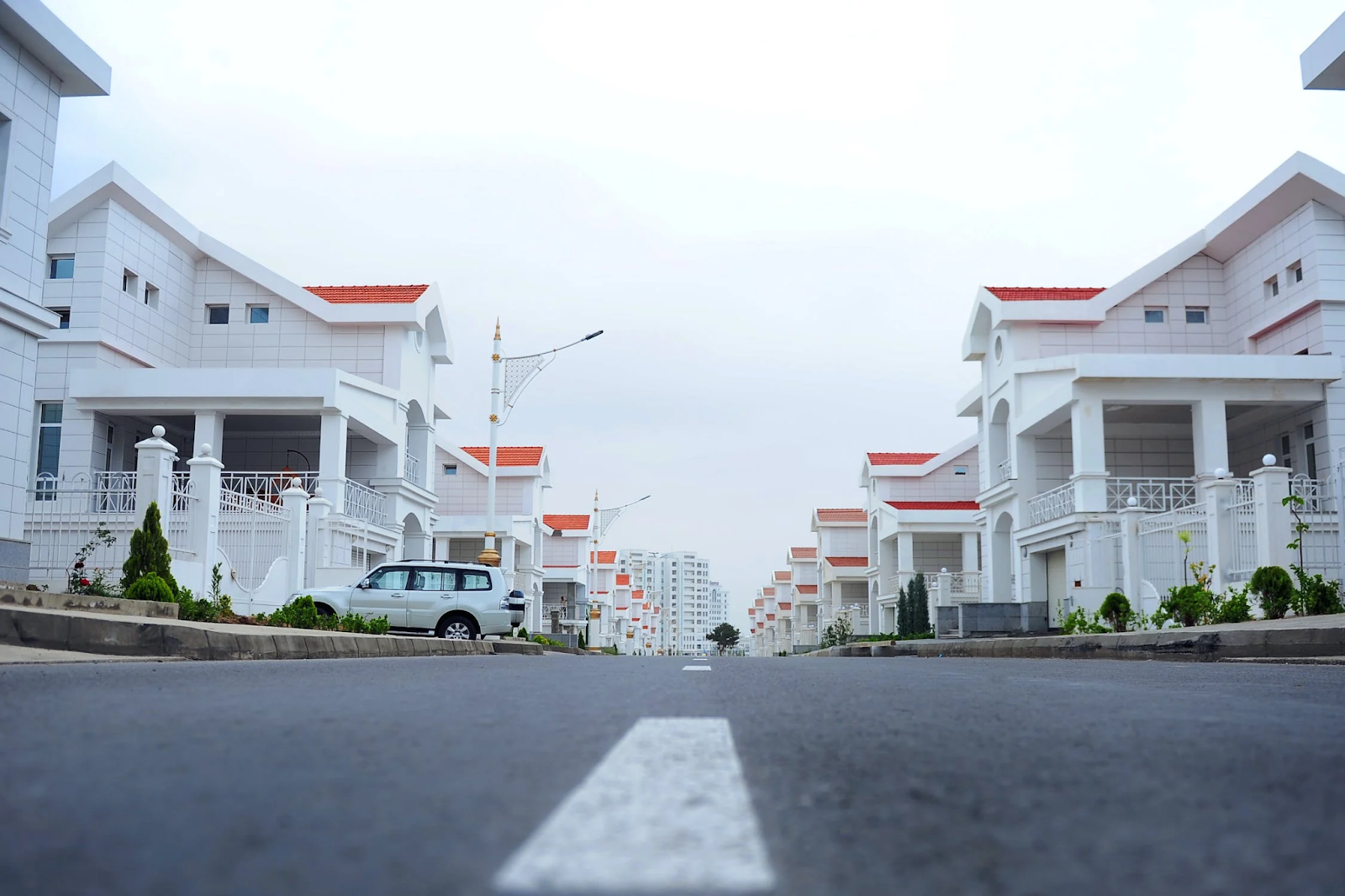 White Similar Houses