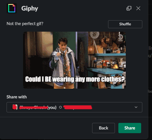 How to add gifs in Slack 
