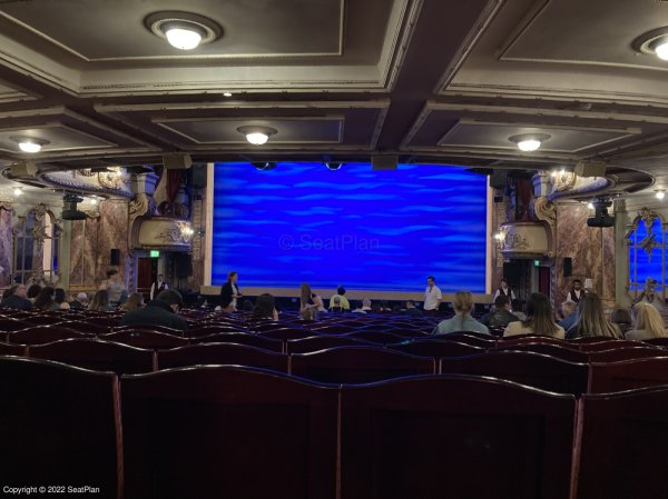 View from seat Stalls W10 at the Novello Theatre London for Mamma Mia!