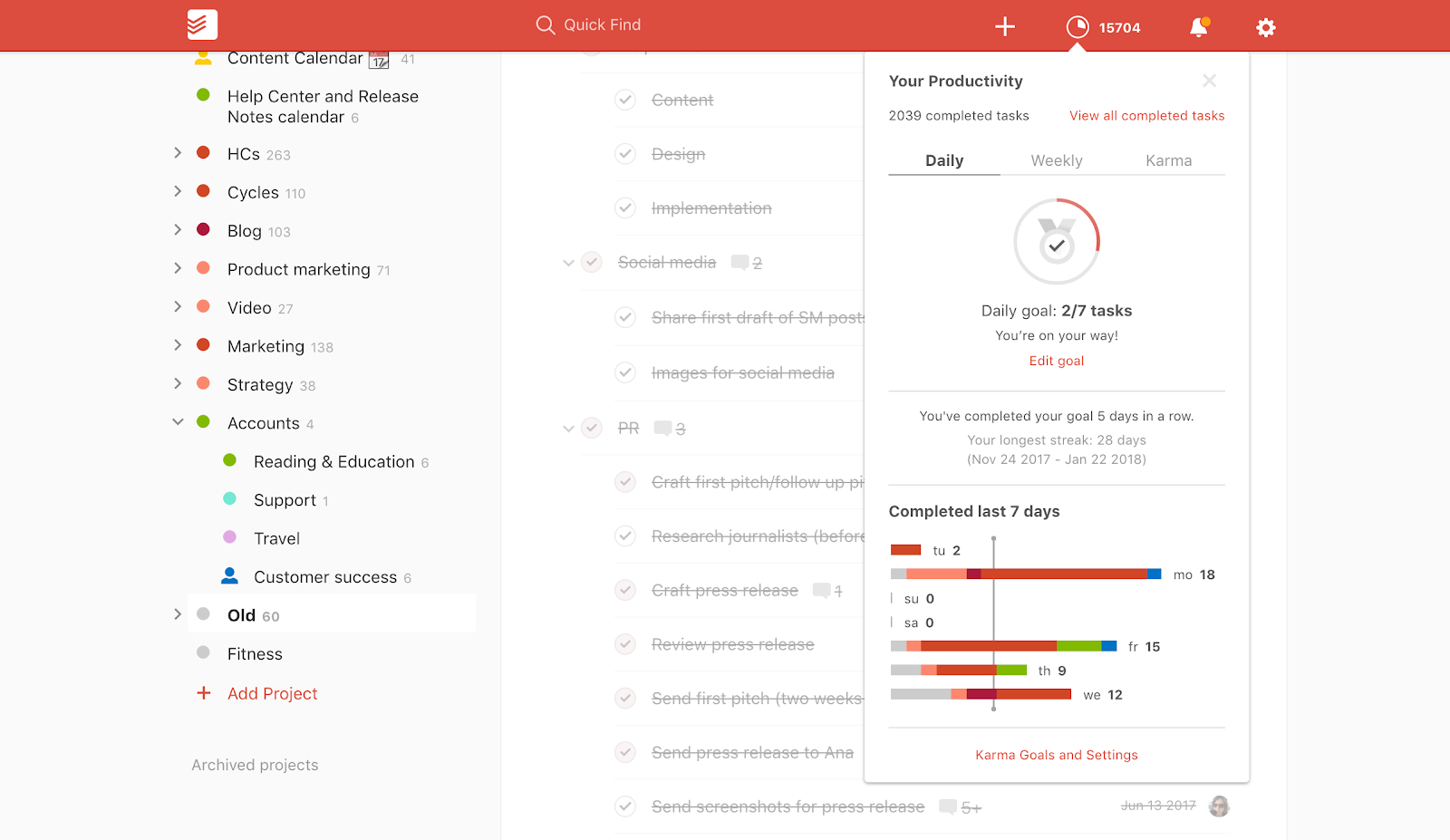 Task Management with Todoist