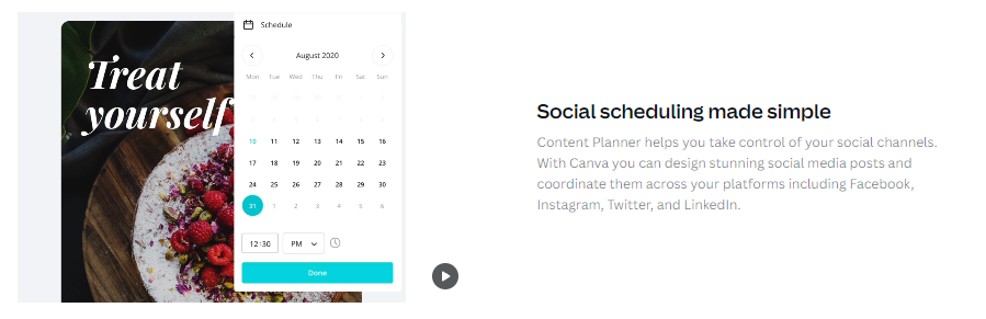 Plan and Schedule Social Media Posts for Canva