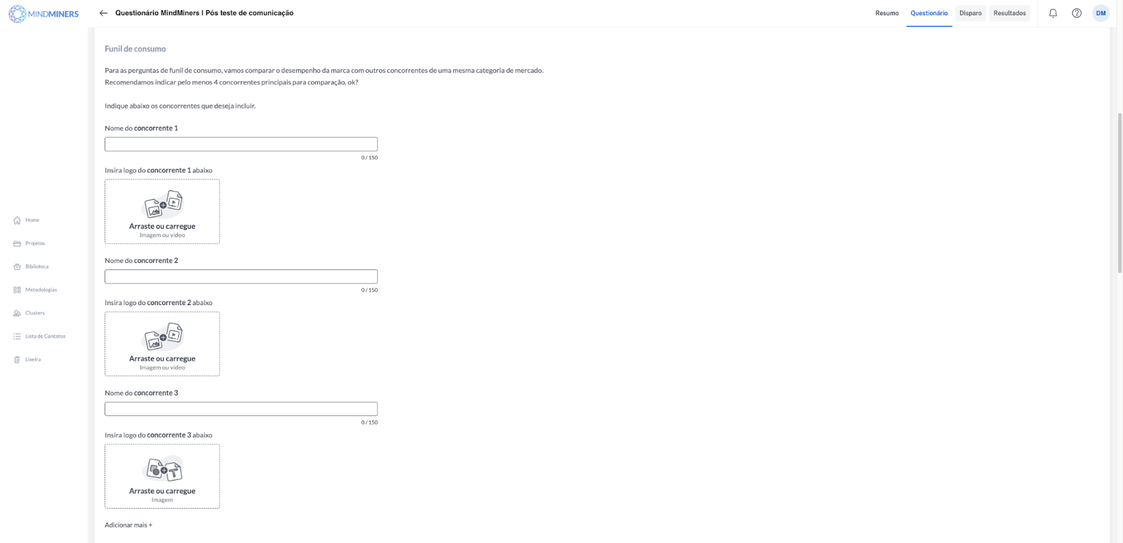 Como criar uma pesquisa de pós-teste de comunicação com a MindMiners