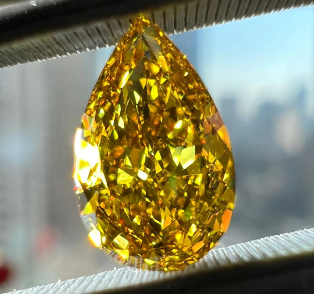 1.31-carat Fancy Deep Yellow diamond