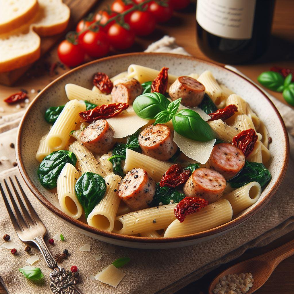 Chicken sausage pasta