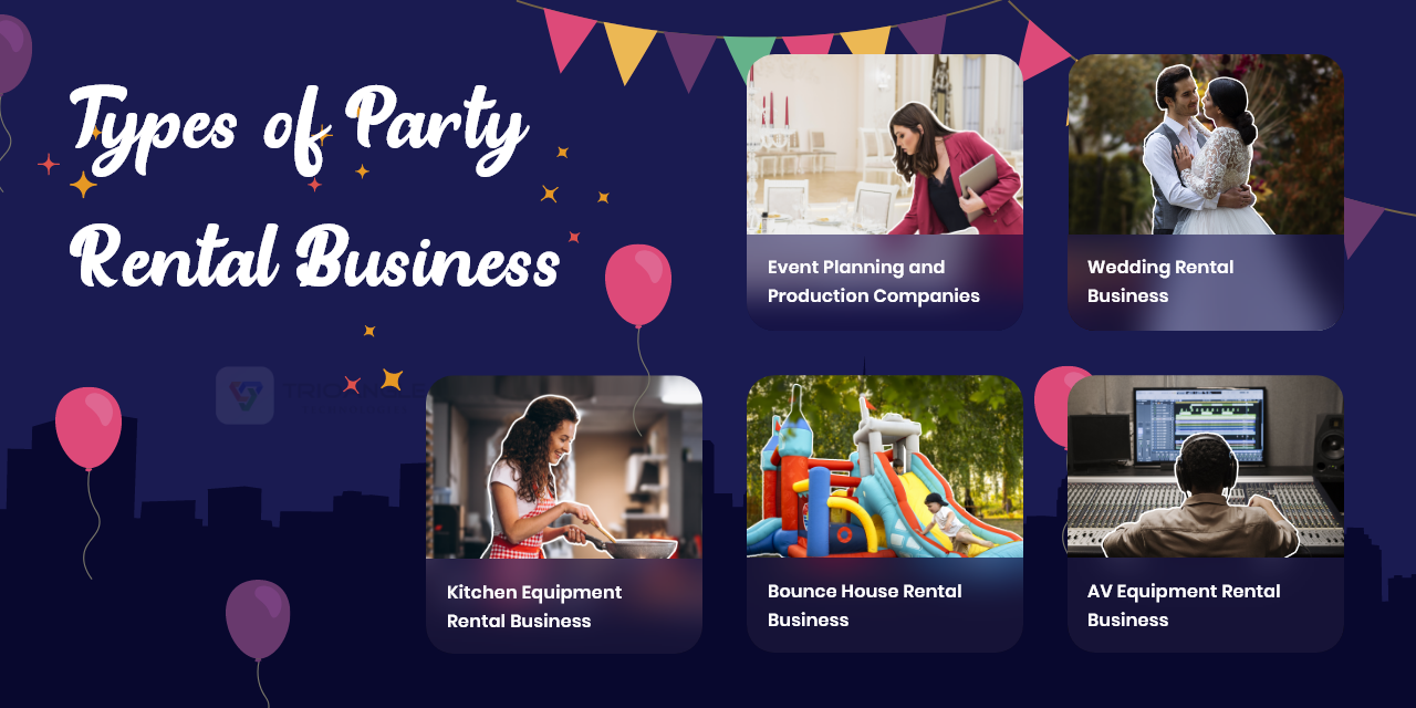 Party Rental Business Types