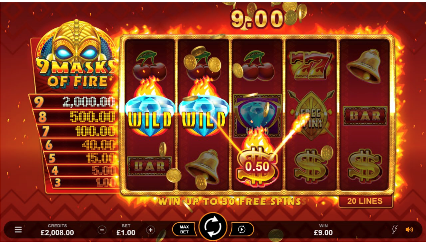 9 Masks of Fire