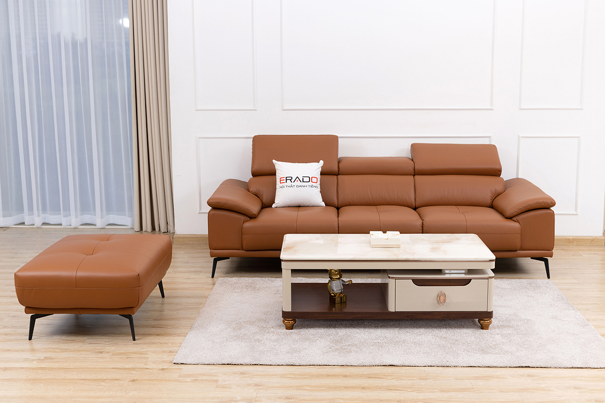 Sofa da bò thật nhập khẩu 2185-L8