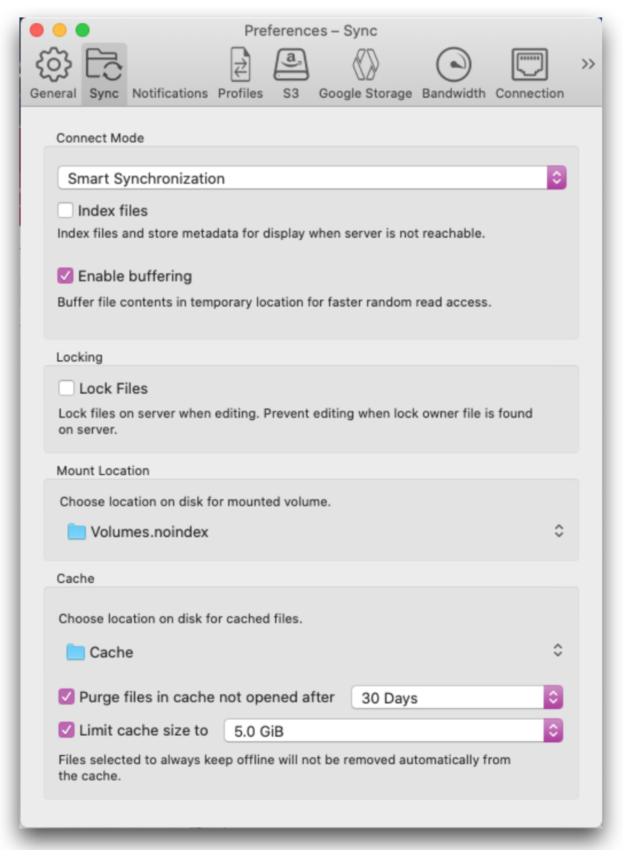 sftp storage local mac windows