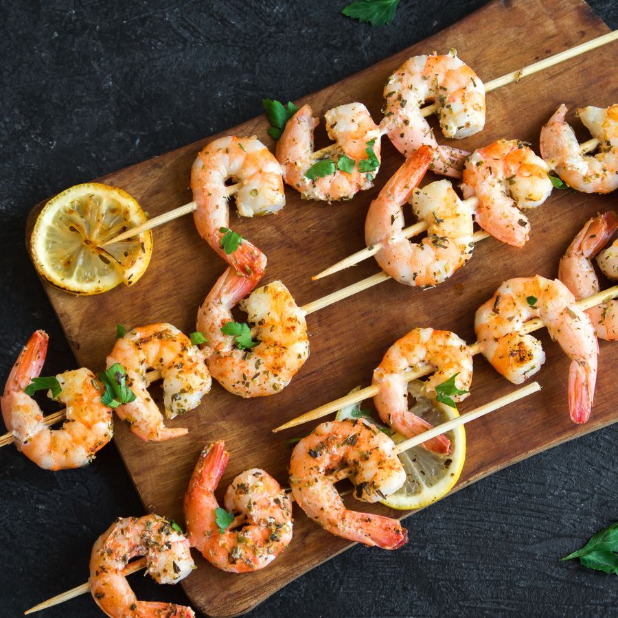 skewer shrimp