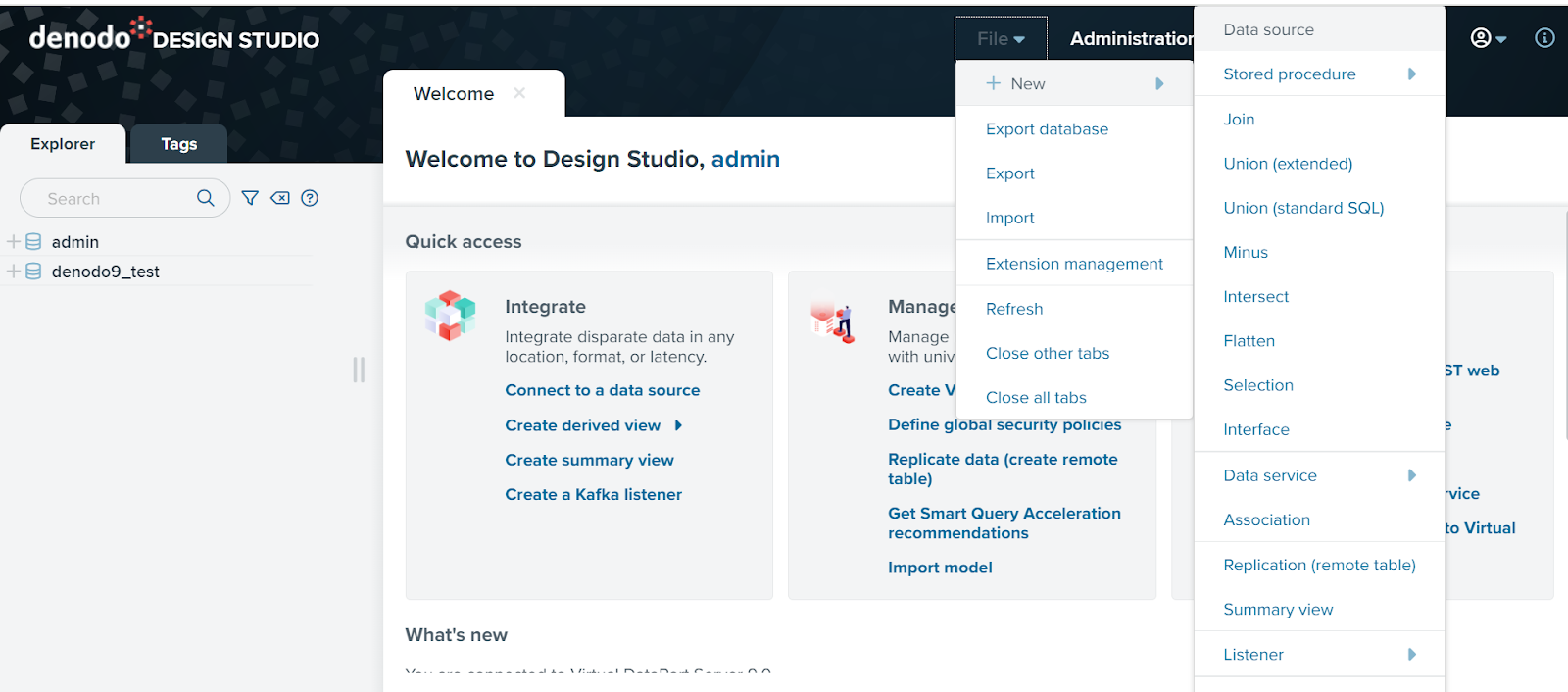 How to integrate Amazon S3 with Denodo Distributed File System 