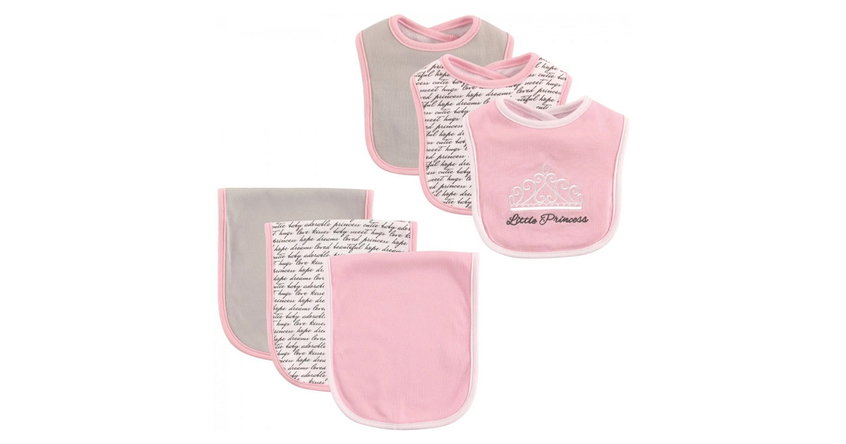 Bibs and Burp Cloths for baby girl clothing