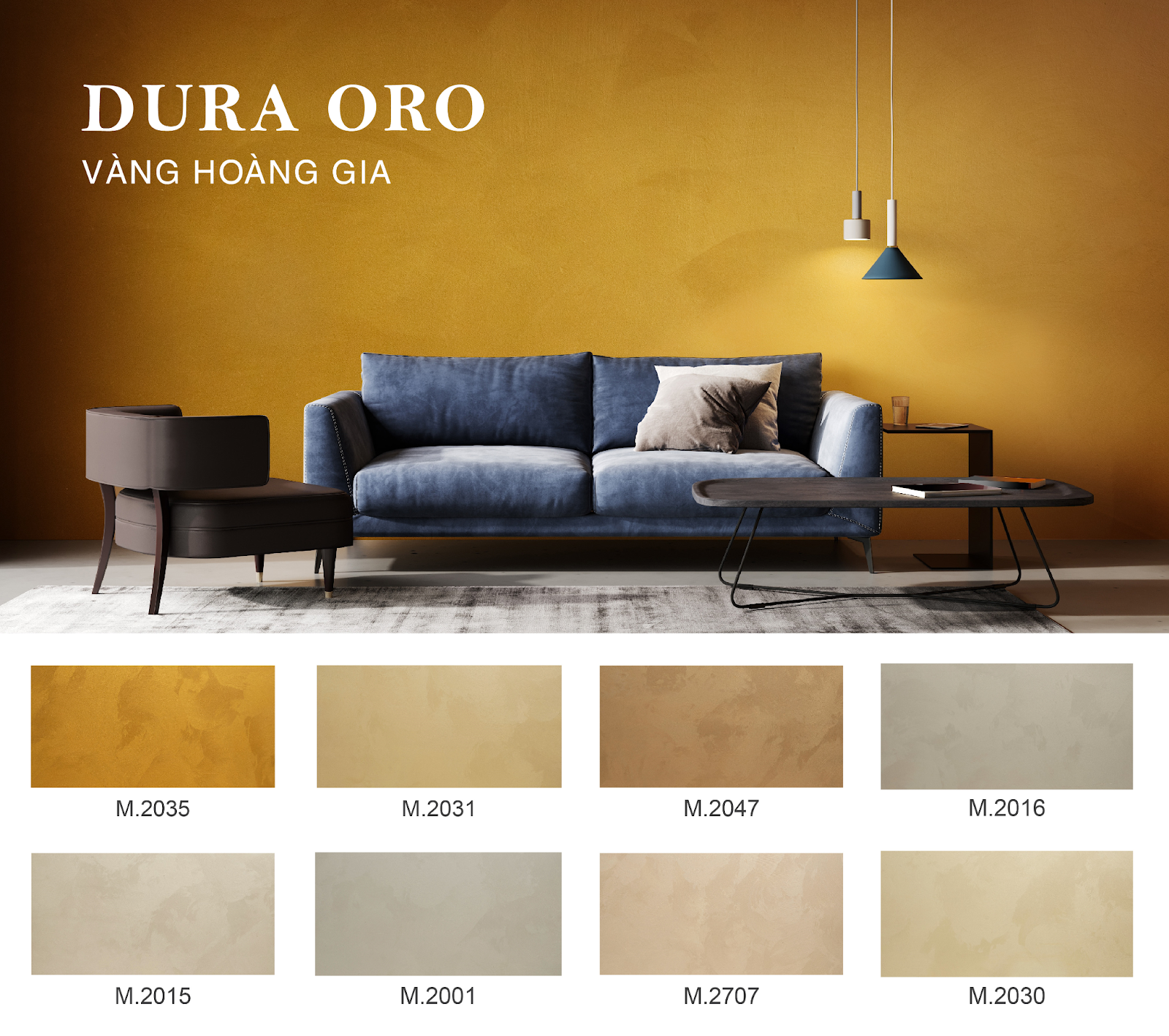 Màu Dura Oro - Vàng hoàng gia 